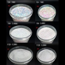 1 Box 10Grams Iridescent AB Naill Glitter 0.2/0.4/1MM Holographic Nail Art Glitters Acrylic Powder Dust UV Gel Polish FPA-101# 2024 - buy cheap
