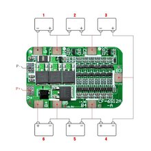 Placa de protección 6S 15A 24V PCB BMS para paquete de 6, módulo de celda de batería de litio de iones de litio 18650, kit diy 2024 - compra barato