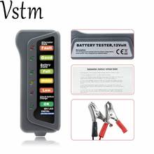 Digital Battery Tester 6 LED Lights Display Auto Car Diagnostic Tool 12V Battery Alternator for Cars Vehicle Motorcycle 2024 - buy cheap