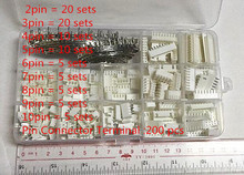 85 sets Kit in box 2P 3P 4P 5P 6p 7p 8p 9p 10pin 2.54mm Pitch Terminal Pin Header Connector Wire Connectors Adaptor XH Kits 2024 - buy cheap