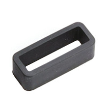 Black Watch Strap Retaining Hoop Loop Rubber Retainer Buckle Holder 20mm 2024 - buy cheap