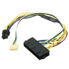 ATX блок питания кабель 24P до 6P для HP Z220 Z230 SFF Материнская плата Серверная рабочая станция черный 2024 - купить недорого