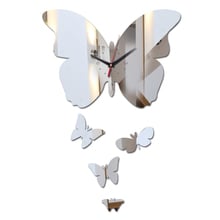 new hot 2019 Acrylic wall clock top fashion modern design 3d DIY mirror crystal Quartz watches living room gift 2024 - buy cheap