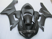 Kit de carenado personalizado para Kawasaki Ninja ZX6R 05 06, juego de carenado negro mate, ZX6R 2005 2006 KY34 2024 - compra barato