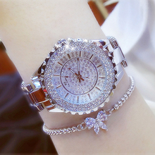 Reloj de marca de lujo para Mujer, pulsera de cuarzo con diamantes de imitación, plata y oro, 2019, 2019 2024 - compra barato