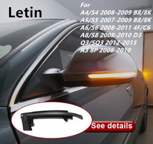 Letin For Audi A6 C6 4F A4 A5 B8 Q3 SQ3 A3 8P S4 S5 S6 Side Mirror indicator dynamic blinker scroll LED Turn Signal Light 2024 - buy cheap