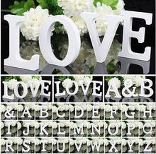 Happy Everyday 1 PCS Home Decoration Wood Wooden Letter Alphabet Word Free Standing Wedding Part Birthday 2024 - buy cheap
