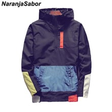 NaranjaSabor New Spring Autumn  Men's Jackets Boys Bomber Jackets Males Hooded Sportswear Windbreaker Men's Coat Streetwear 5XL 2024 - buy cheap