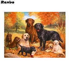 Animal,5D Diy Diamond Painting labrador dog,full Diamond Embroidery Stitch Cross,mazayka 5d Diamond Mosaic Wall Stickers Decor 2024 - buy cheap