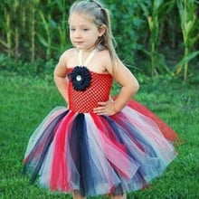 Christmas Halloween Costume Baby Girls Tulle Tutu Dress Princess Flower Rainbow Summer Dress Photo Props TS048 2024 - buy cheap