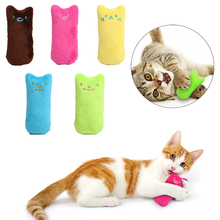 Funny Plush Cat Toy Pet Kitten Teeth Chewing Toy Grinding Cat Interactive Catnip Play Toys Claws Thumb Bite For Cats Pet Supply 2024 - buy cheap