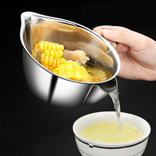 Soup Bowl Oil Strainer Stainless Steel Filter Rice Bowl Separator Kitchen Kitchen Utensil Multi-function Filter Food Container 2024 - buy cheap