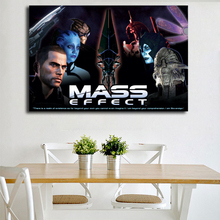 Mass Effect Animated Wallpaper Canvas Painting Print Bedroom Home Decor Modern Wall Art Oil Painting Poster Picture Framework HD 2024 - buy cheap