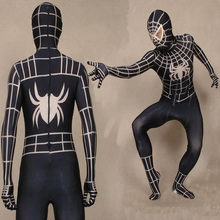 9 Color Lycra Spandex zentai costume Spide-man Spiderman Hero Bodysuit Fancy Dress 2024 - buy cheap
