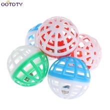 5 Pcs Cat Toy Bell Hollow Balls Sound Pet Game Kitten Plastic Interactive Rattle 2024 - buy cheap