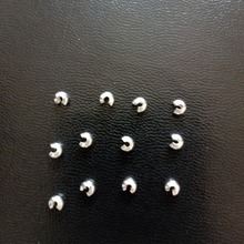 Miçangas para posicionamento aberto, 100 peças, 3mm, conta de posicionamento, pulseira, colar para correntes de bola, acessórios de joias de moda diy, imperdível 2024 - compre barato