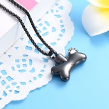 IJD8085 High Quality Stainless Steel Funeral Keepsake Wholeslae The Dog Bone&Paw Print Memorial Urn Pendant Cremation Necklace 2024 - buy cheap