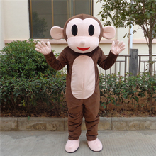 Jumping Monkey Mascot Costumes Cartoon Fancy Suit for Adult Animal Cosplay Theme Mascotte Carnival Costume Halloween Fancy Dress 2024 - buy cheap