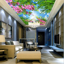 Wellyu-papel de parede foto personalizado com três dimensional 3d com luz de alta definição e flores de alta definição, com pintura 3d 2024 - compre barato