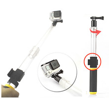 Self Selfie Stick Handheld Waterproof Monopod + Remote Holder Box Clip for Go Pro HERO 8 9 10 xiaomi yi 4k SJCAM Accessories 2024 - buy cheap