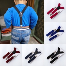 Adjustable Children Suspenders Belt Baby Boys Girls Clip-on Y-Back Elastic Braces Costume Soild Color Strap Accessories 2024 - buy cheap