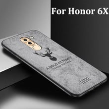 Чехол для Huawei Honor 6X, мягкий чехол для телефона Huawei Honor 6X, защитный чехол для Honor 6 X, чехлы из ткани и ТПУ, чехол-накладка 2024 - купить недорого