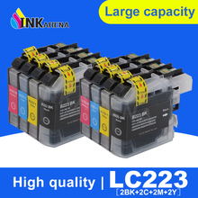 Cartuchos de tinta LC221 para impresora Brother LC223, MFC, J4420, J4620, J4625, J5320, J5625, J5720, J480, J680, J880, DW, DCP, J4120 2024 - compra barato
