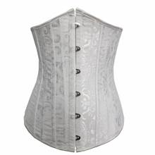 jacquard 26 boned corset under bust corsets and bustiers tight lacing corset plus size S-6XL QF2834 2024 - buy cheap