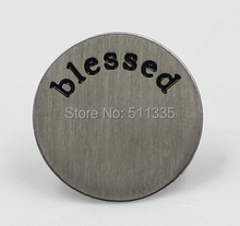 Wholesale 20PCS/lot Blessed 22mm Stainless Steel Floating Window Locket Plates DIY Charms Jewelrys 2024 - buy cheap