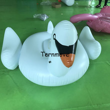 150CM 60 inch big Swan Inflatable Ride-On Pool Toy Float Water Fun Pool Toys Inflatable Swimming Ride Float white Giant Swan 2024 - buy cheap