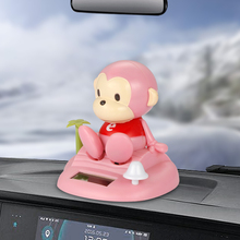 Car Ornaments Automobile Decoration Shaking Head Vacation Monkey Doll Toys Cute Solar Powered Auto Home Decor Accessories Gifts 2024 - buy cheap