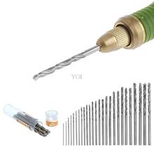 Multifunction 10 Pcs Tiny Micro HSS 0.5mm Straight Shank Twist Drilling Bit 2024 - buy cheap