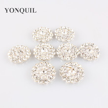 New Beautiful Gold Colors Crystal Daisy Flower Fashion 20MM Brooch Pins DIY jewelry Accessoriesfor Women 20PCS/LOT 2024 - buy cheap