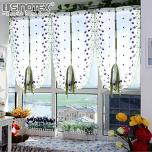 Tulle Voile Roman Curtains Embroidery Flower Window Curtain Living Room Decoration Rideaux Pour Le Salon Decor 1 Pcs Only 2024 - buy cheap