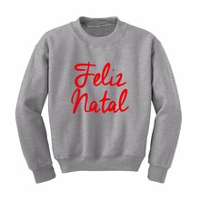 Camiseta con eslogan de FELIZ Navidad para mujer, suéter portugués, festival de invierno, regalo, calentador, tops grunge, ropa gótica 2024 - compra barato
