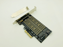 Adaptador NGFF a PCIE X4, llave M, B, tarjeta de interfaz Dual M.2 NVMe SSD, compatible con PCI Express 3,0, 2230, 2242, 2260, 2280, tamaño M2 SSD, nuevo 2024 - compra barato