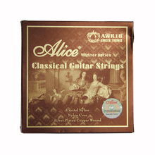 Alice-5 Juegos de cuerdas de Guitarra clásica AWR18, accesorios de Guitarra de nailon de cristal, núcleo de nailon, plateado, enrollado de cobre 2024 - compra barato