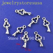 Mini charms de plata tibetana para llaves, accesorios h0579, 80 Uds. 2023 - compra barato