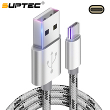 SUPTEC USB Type C Cable for Xiaomi Redmi Note 7 Mi 9 Fast Charging Data Sync USB C Cable for Samsung Galaxy S9 Oneplus 6t 2M 3M 2024 - buy cheap