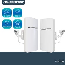 Mini antena wifi 300mbps 5.8ghz comfast, antena sem fio ap bridge ponto de acesso 11dbi 802.11a/an nanoestação 2024 - compre barato