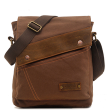 Crossbody Bag Small Canvas Flip Zipper Small Messenger Bag Men's Shoulder Messenger Bag 2024 - buy cheap