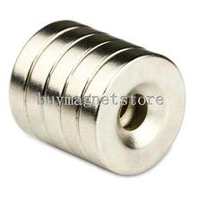 20pcs Super Strong Round Neodymium Countersunk Ring Magnets 18 mm x 4 mm Hole: 5 mm Rare Earth N35 ndfeb Neodymium m 2024 - buy cheap