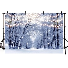 MEHOFOTO Winter Photography Background Glitter Forest Christmas Tree Snow Backdrop Photobooth Photocall Studio Photo Shoot Prop 2024 - buy cheap