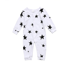 pudcoco Newborn Baby Boys Girls Romper bebe kids single breathted cotton stars print soft Rompers Jumpsuit Outfit Clothes 2024 - buy cheap
