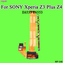 USB Charging Flex Cable For SONY Xperia Z3 Plus Z4 E6533 E6553 Power Charger Dock with Power Volume Button Connector Dual SIM 2024 - buy cheap