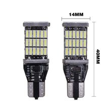 2PCS Super Bright T15 W16W 921 45 SMD LED 4014 Car Auto Canbus Marker Lamps Reading Light Interior Lighting Bulb 2024 - buy cheap
