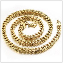 56cm*6mm 70g New Arrive Stainless Steel Gold  Smooth Chain Men's Boy's Fashion Necklaces,High Quality Lowest Price 2024 - buy cheap
