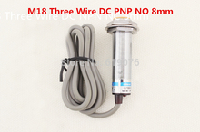 LJ18A3-5  M18 Three Wire DC PNP NO  8mm distance measuring Inductive proximity switch sensor 2024 - buy cheap