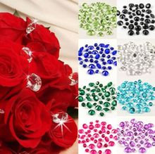 Conjunto de 2000 peças de cristais de mesa para decoração de casamento, confete acrílico de diamantes 2024 - compre barato