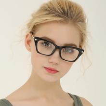 Rivet Spectacle Frame Square Glasses Frame Clear Lens Women Brand Eyewear Optical Frames Myopia Nerd Black Eyeglasses Frame 2024 - buy cheap